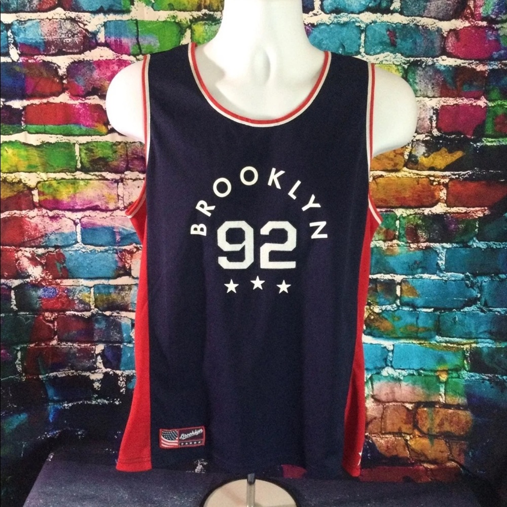 Carbon Brooklyn Sleeveless Jersey Shirt Men’s Sz S